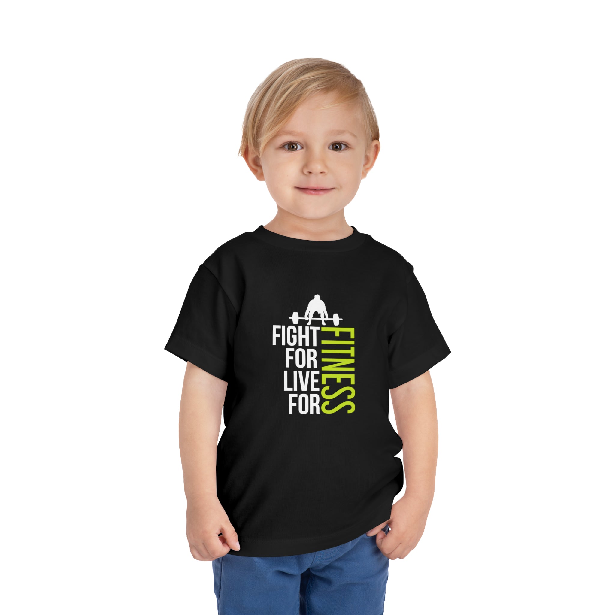 T-shirt pour tout-petits Fight For Live For Fitness 