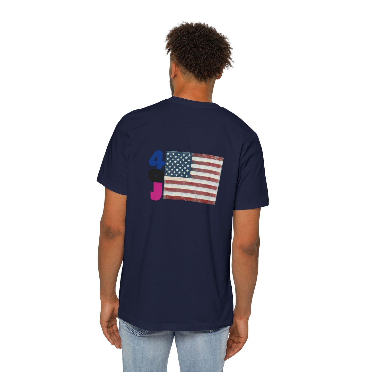 USA Flag Short-Sleeve T-Shirt, Patriotic Tee for Independence Day, Casual Wear, Gift for Veterans, Summer Style