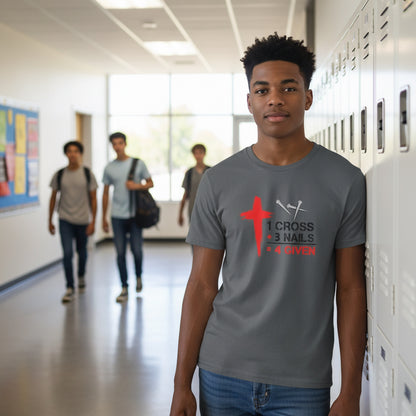 1 Cross +3 Nails =Four Unisex Tee - RC’nSONS