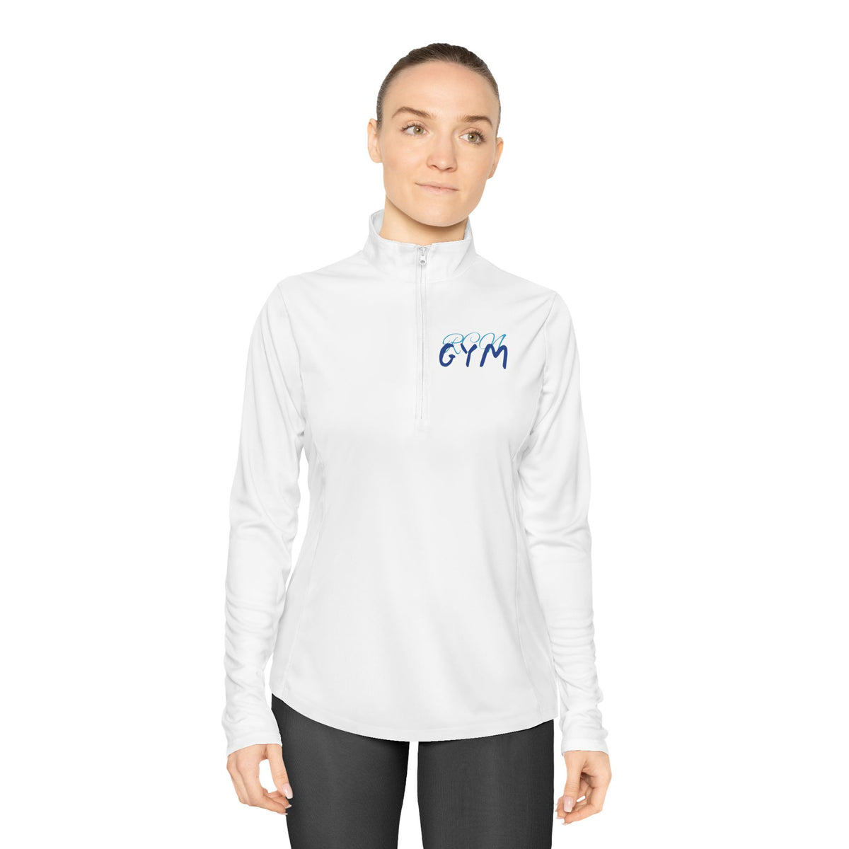 Quarter-Zip Pullover - Casual and Comfortable Women's Quarter-Zip Pullover