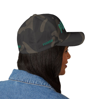 Motivational Embroidered Cap - 'PUSHUP' Structured Hat