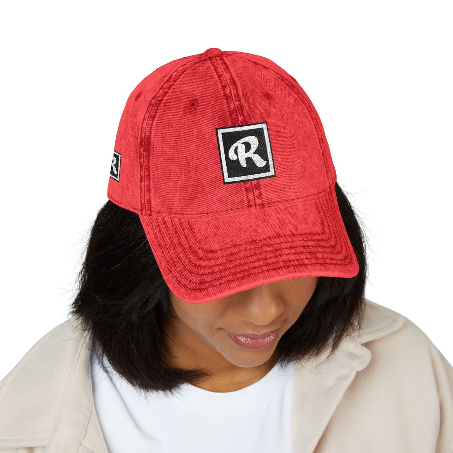 Cap Embroidered with 'R’ Design
