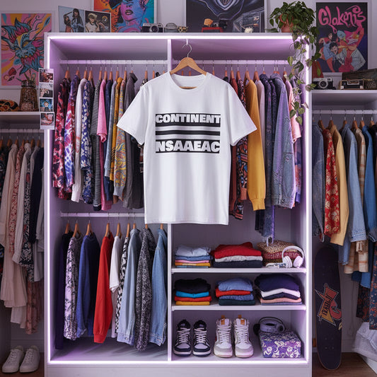 Continents T-shirt Printify