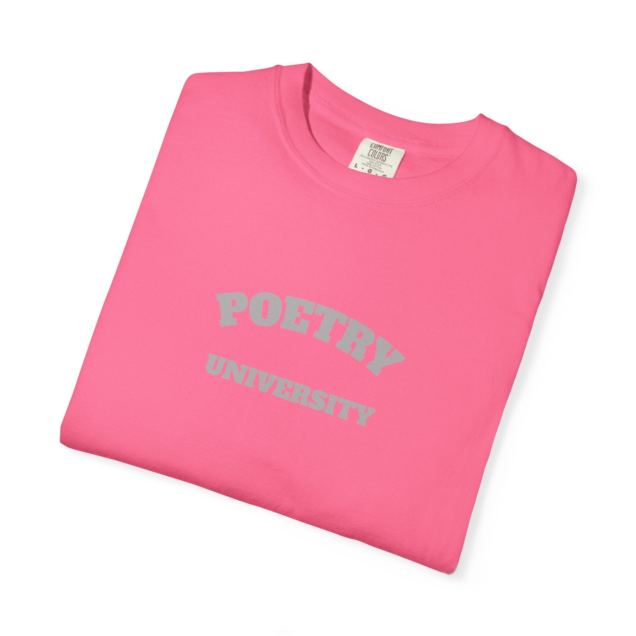 Poetry Unisex T-Shirt | Comfortable Gift for Writers, Literature Lovers, Bookworms, Creative Souls, Everyday Wear