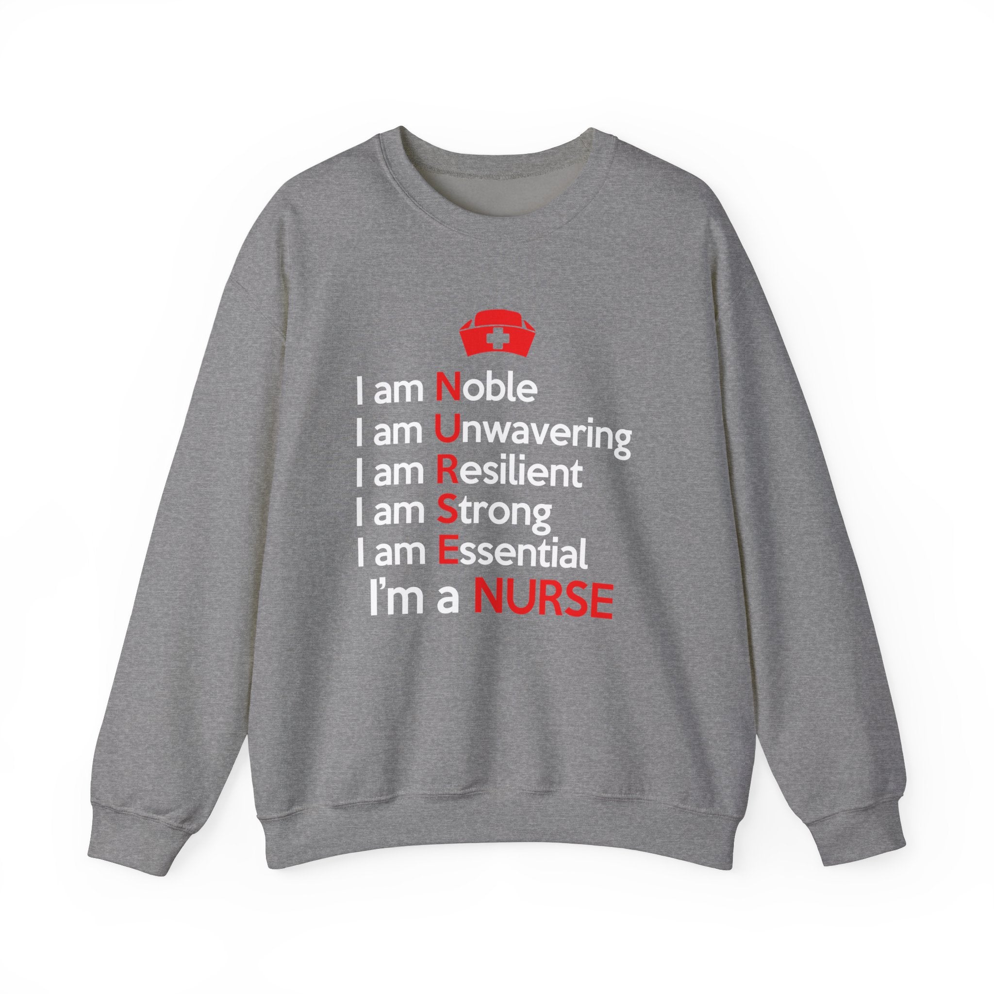 Je suis noble, je suis un sweat-shirt unisexe inébranlable 