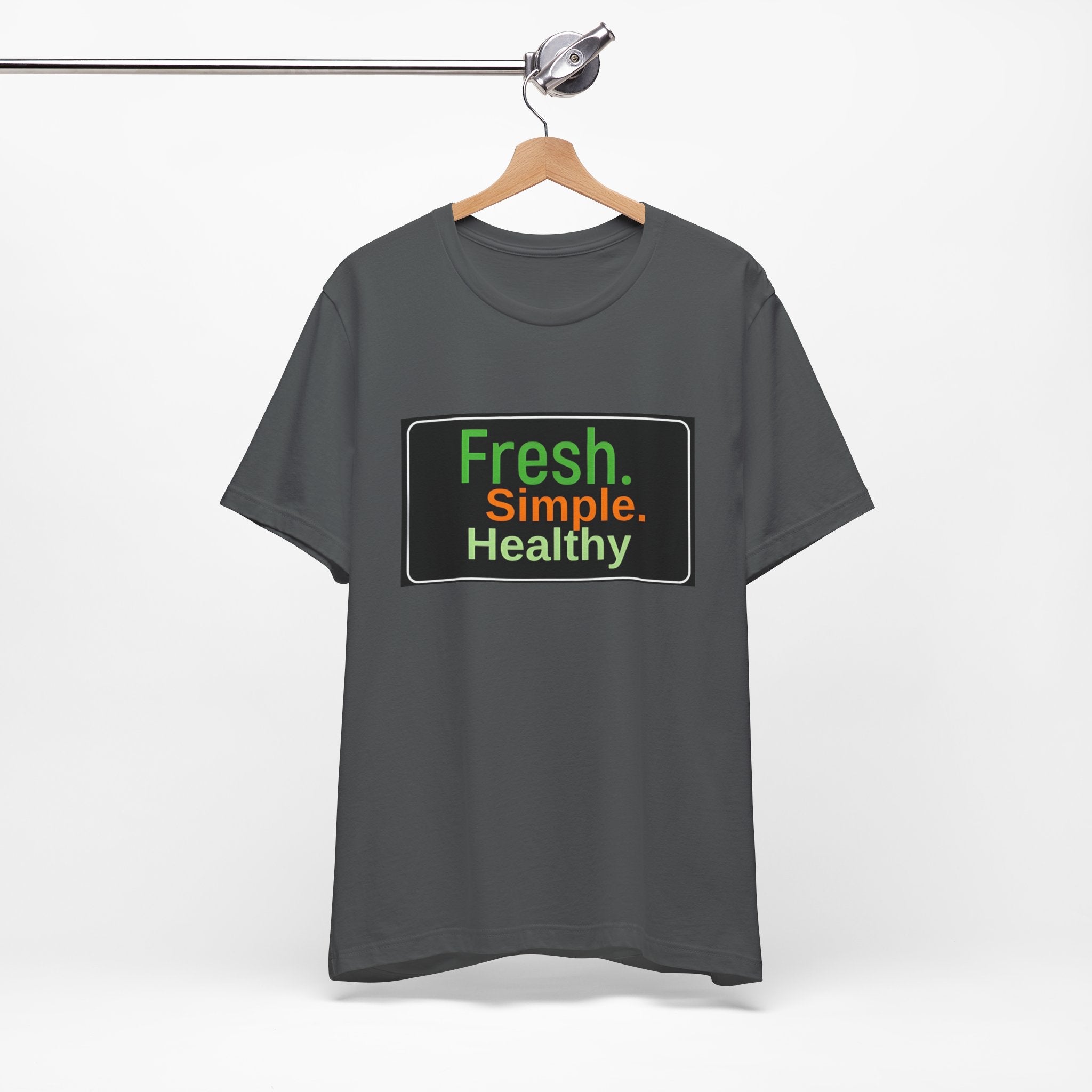 Unisex Fresh Simple Short Sleeve Tee