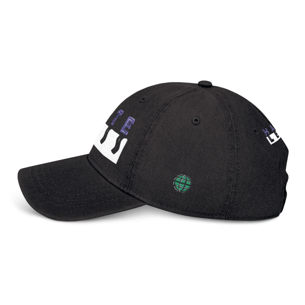 Embroidered Denim Hat - 'HATE LESS' Cap for Positive Vibes