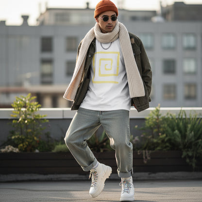 Oversized Tee - Kindness is a Super Power Graphic Design Shirt for Men Printify