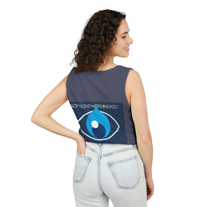 Tank Top Watching You Unisex Garment-Dyed