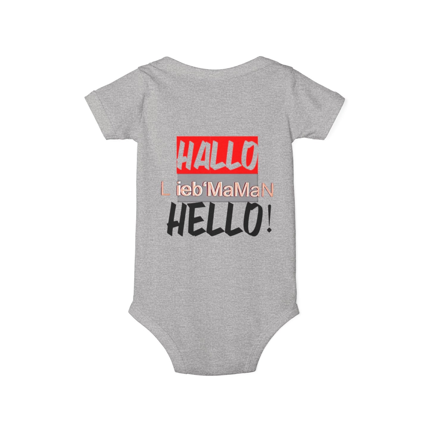 Hello Baby Bodysuit - Cute Multilingual Infant Jersey One Piece
