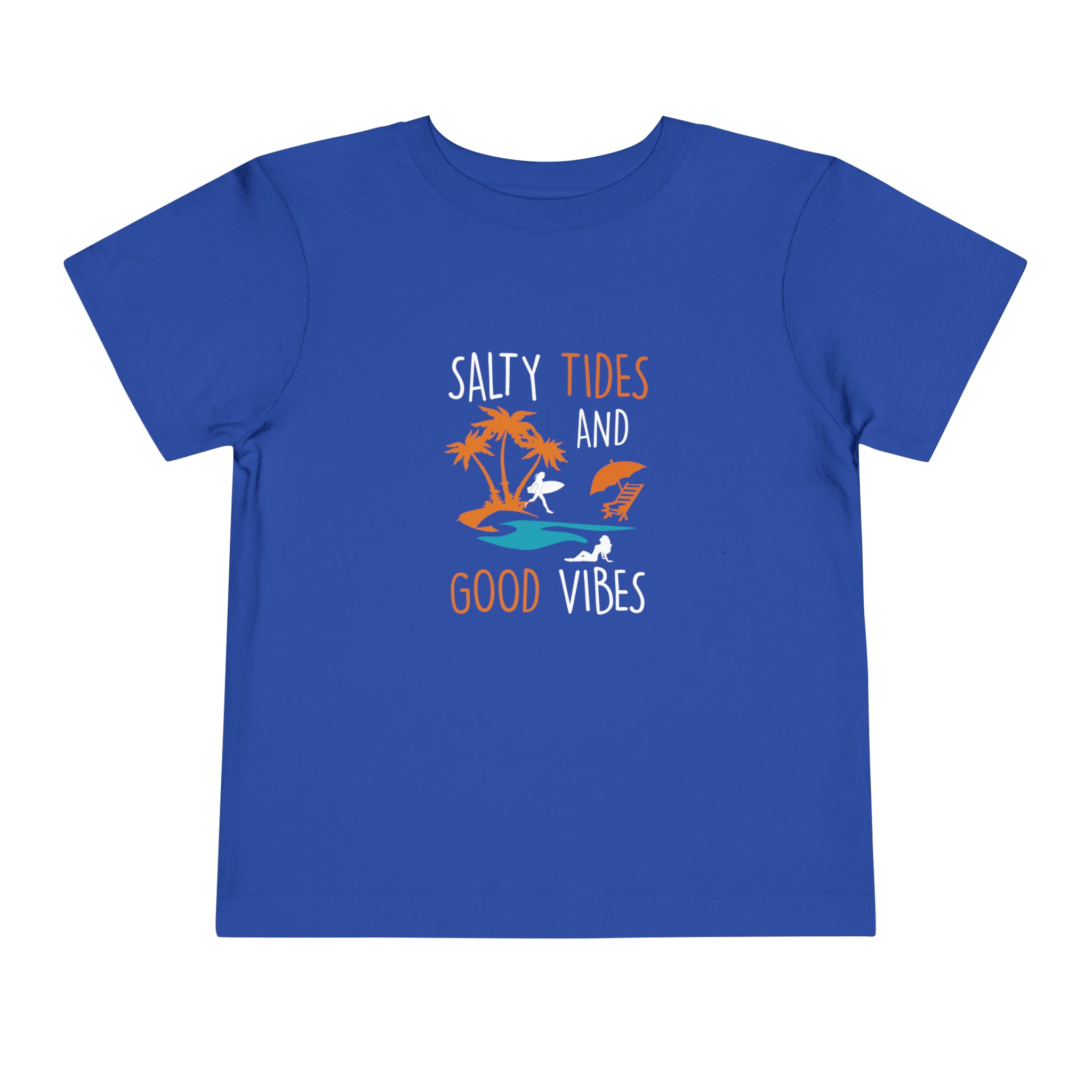 Salty Tides And Good Vibes Toddler Tee