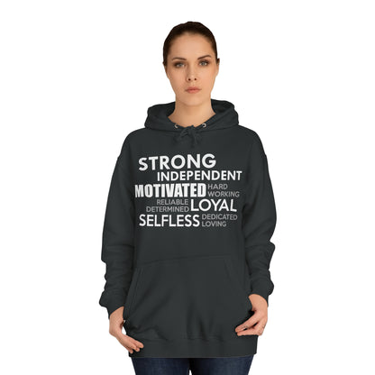 Strong Independent Motivated Unisex Hoodie