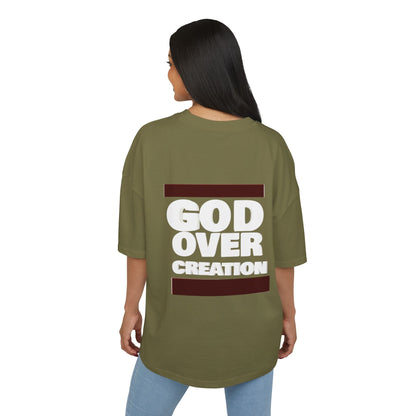 T-Shirt - Unisex Ultra Heavy Cotton Box Tee - God over Creation Printify