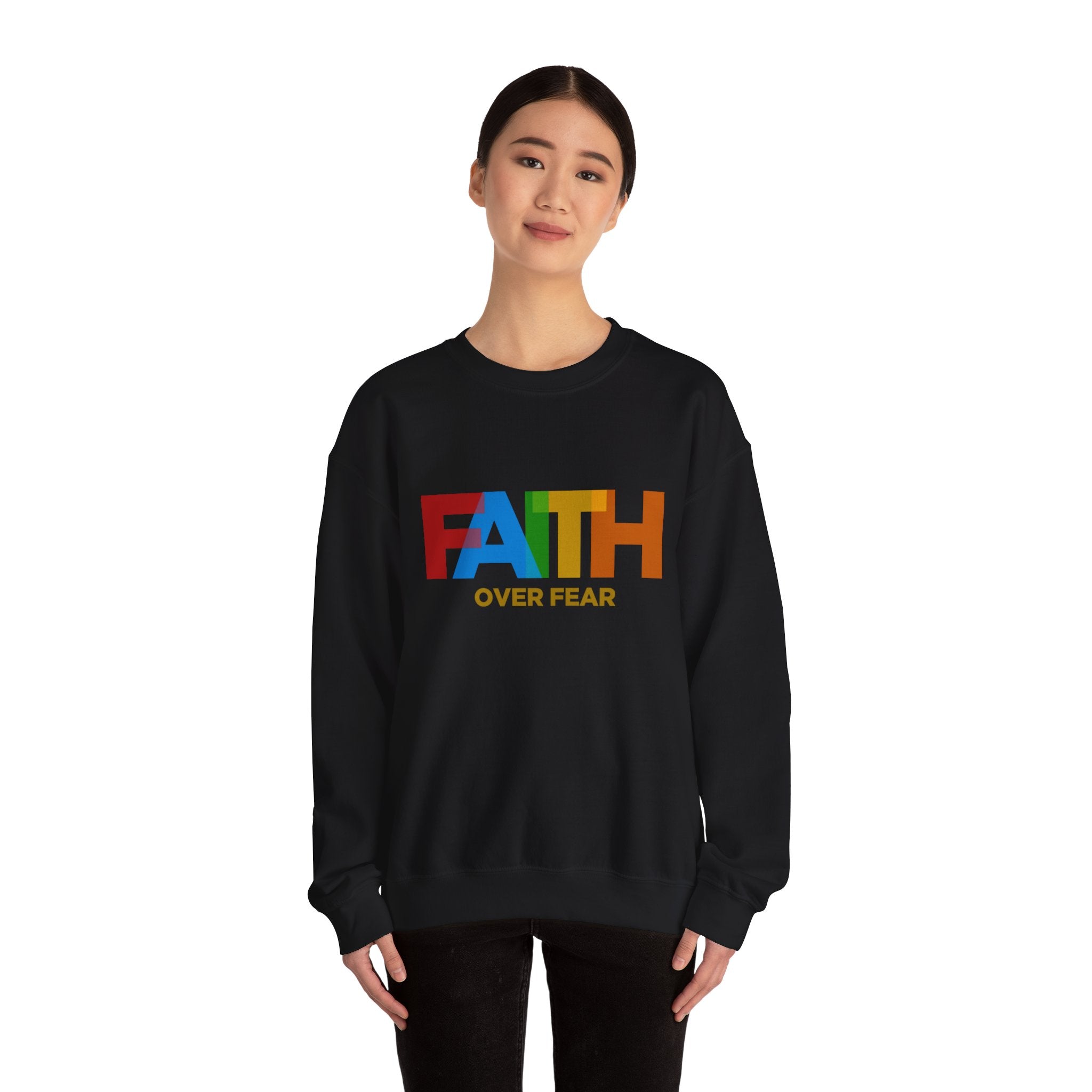 Sweat-shirt unisexe Faith Over Fear 