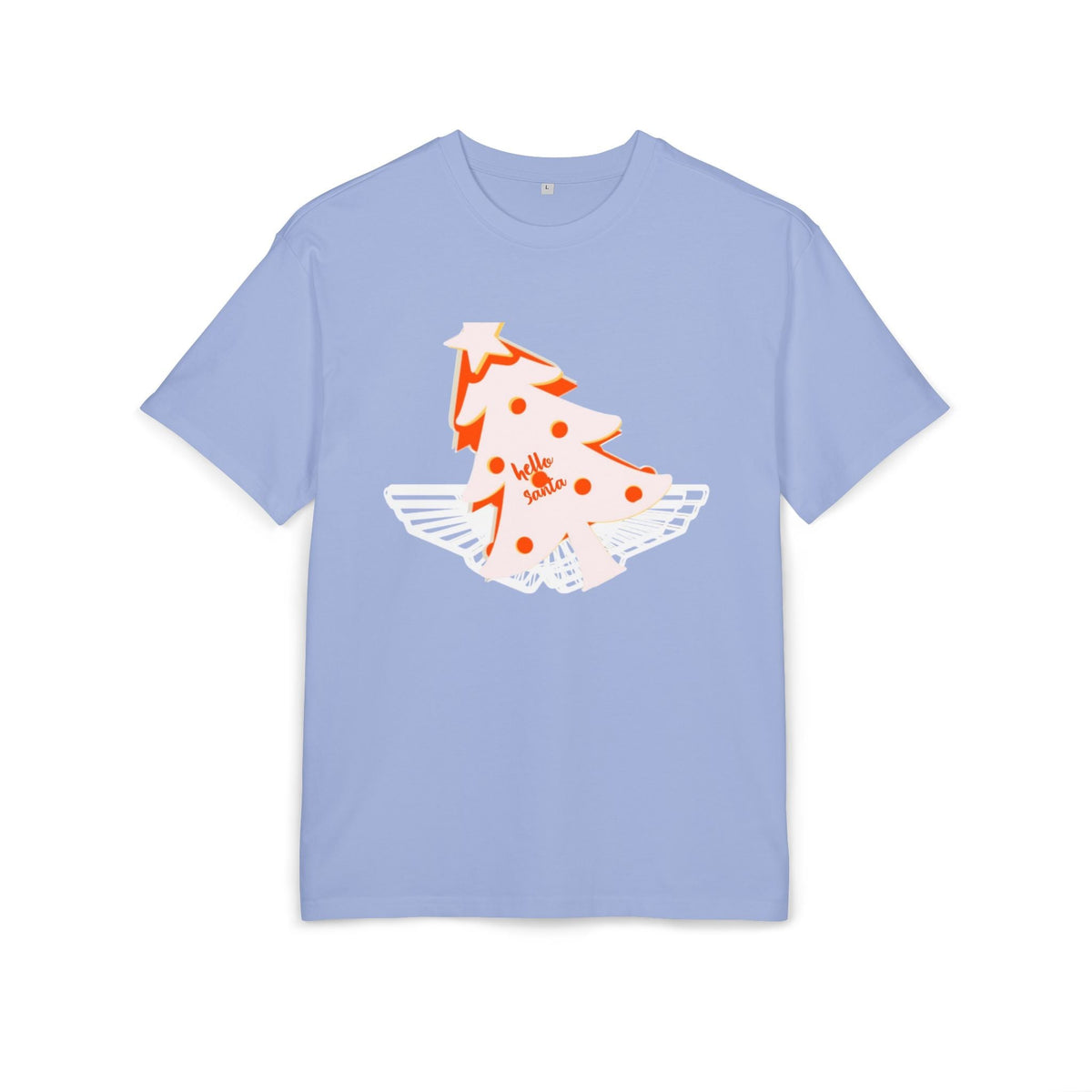 Christmas Oversize Tee - hello Santa Printify