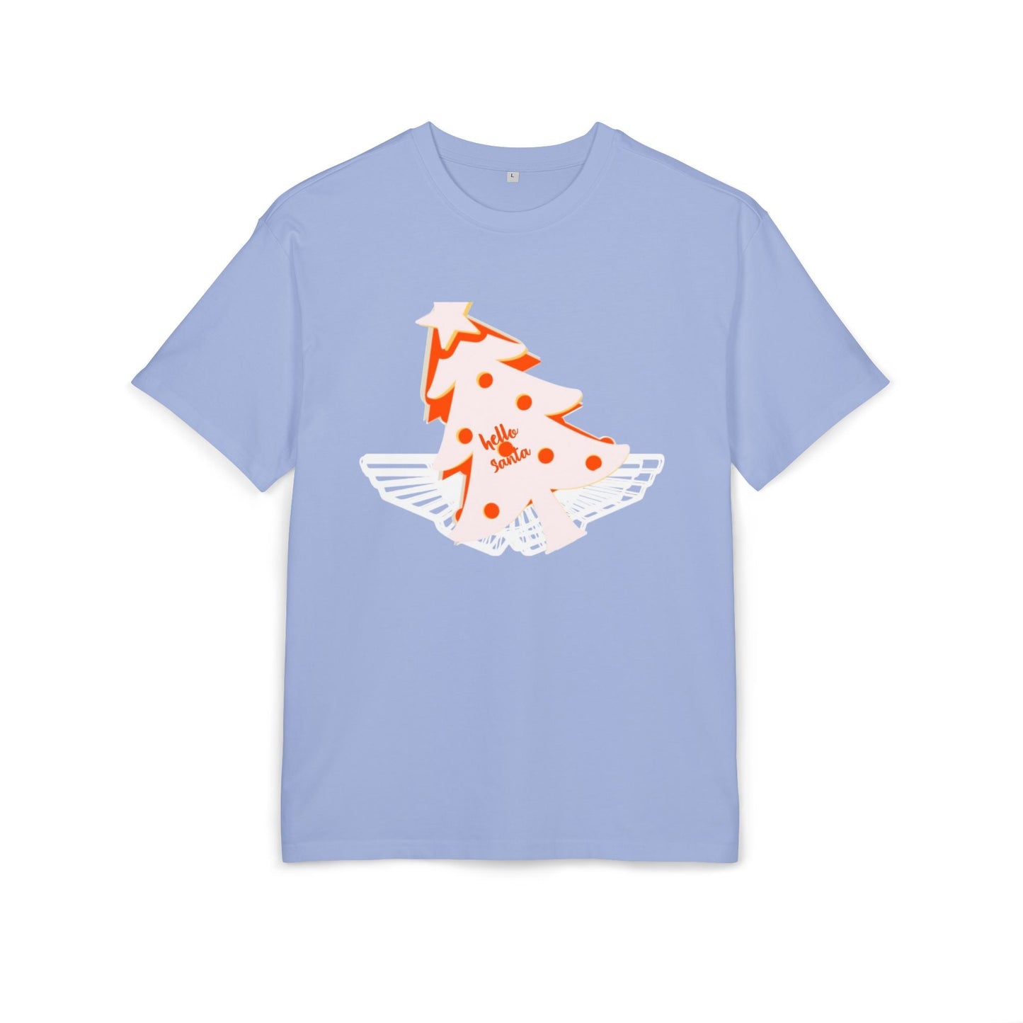 Christmas Oversize Tee - hello Santa Printify