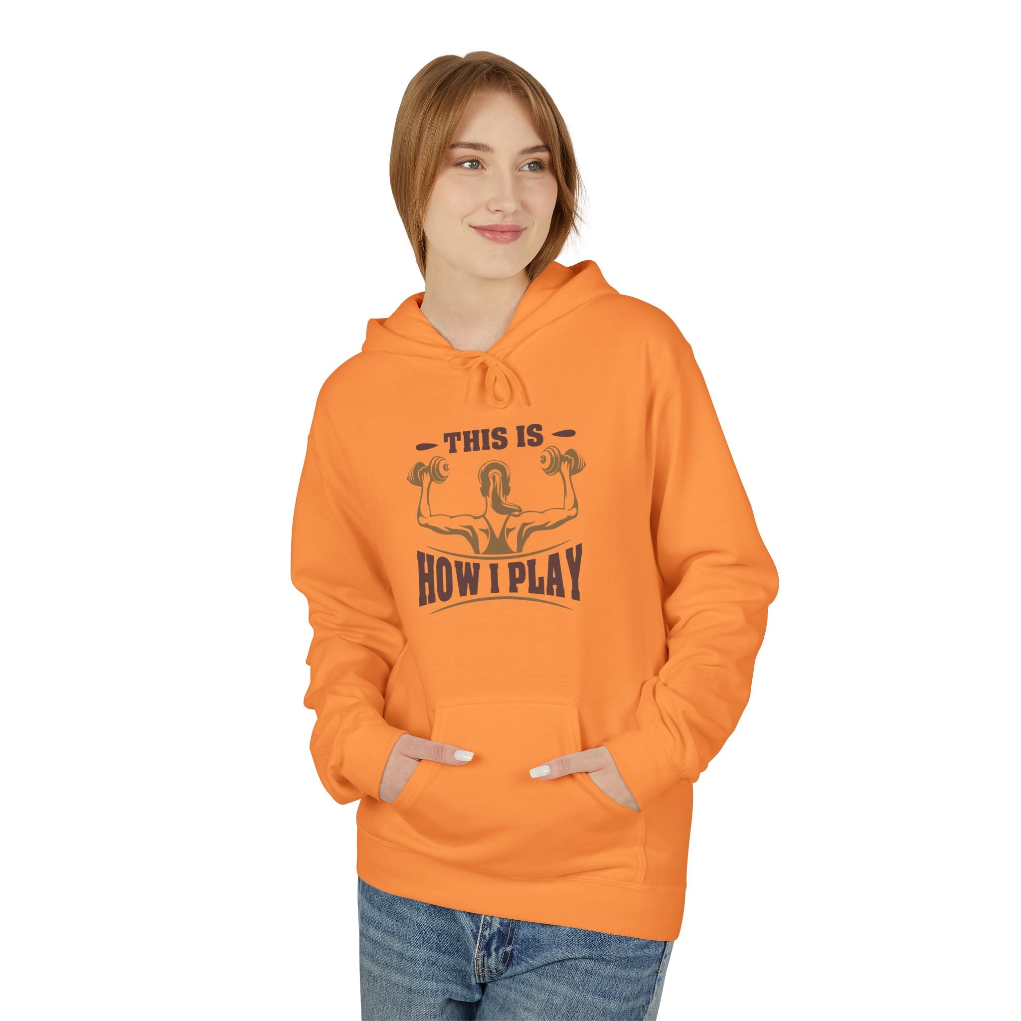 Rcnsons Unisex Midweight Softstyle Fleece 'Play' Hoodie