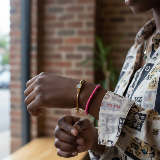 Heart Cuff Bracelet , Unique Keepsake Printify