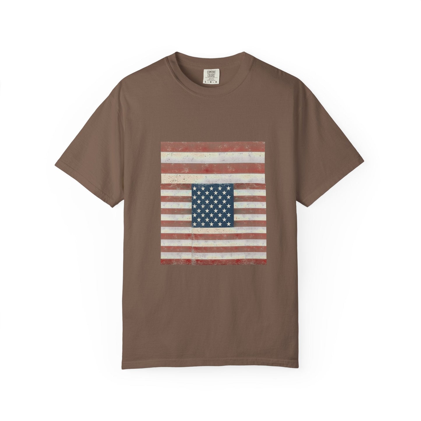 Patriotic Garment-Dyed T-Shirt | Perfect for 4th of July, Memorial Day, Casual Wear, Gifts, Americana Style Printify