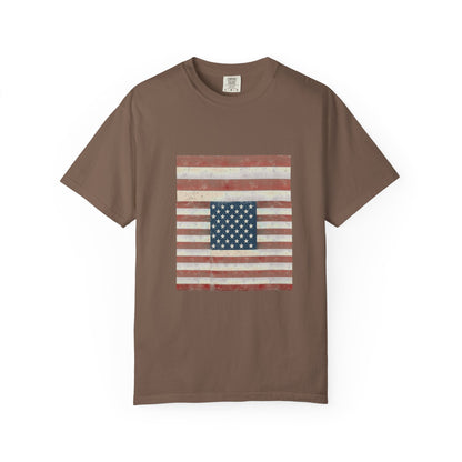 Patriotic Garment-Dyed T-Shirt | Perfect for 4th of July, Memorial Day, Casual Wear, Gifts, Americana Style Printify