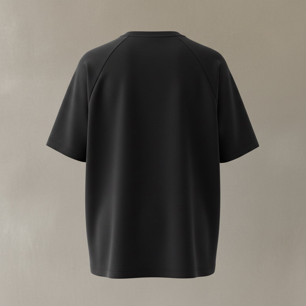 Classic Raglan Tee — Minimal Green Sports Car Chest Logo