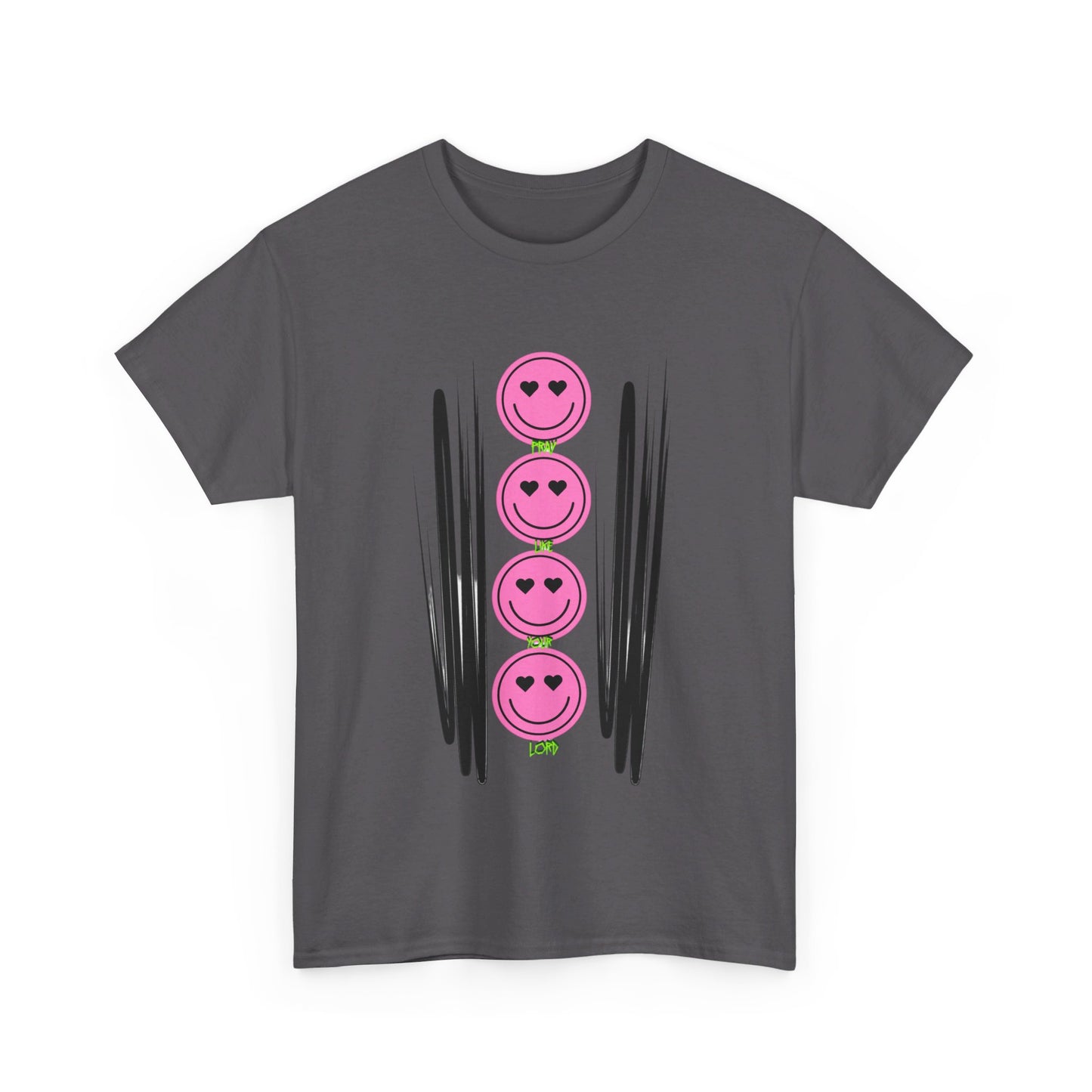 RCNSONS Unisex Heavy Cotton Smileys Tee