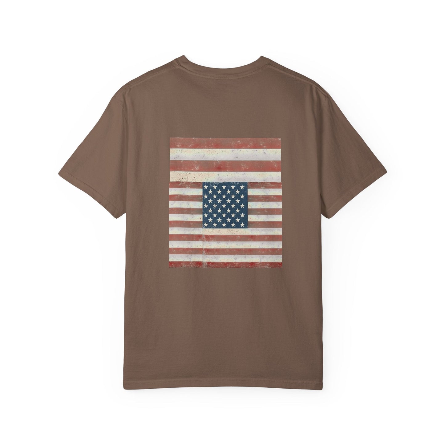 Patriotic Garment-Dyed T-Shirt | Perfect for 4th of July, Memorial Day, Casual Wear, Gifts, Americana Style Printify