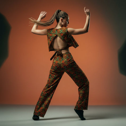 African Print Women's Pajama Pants — AOP Comfortable Sleepwear