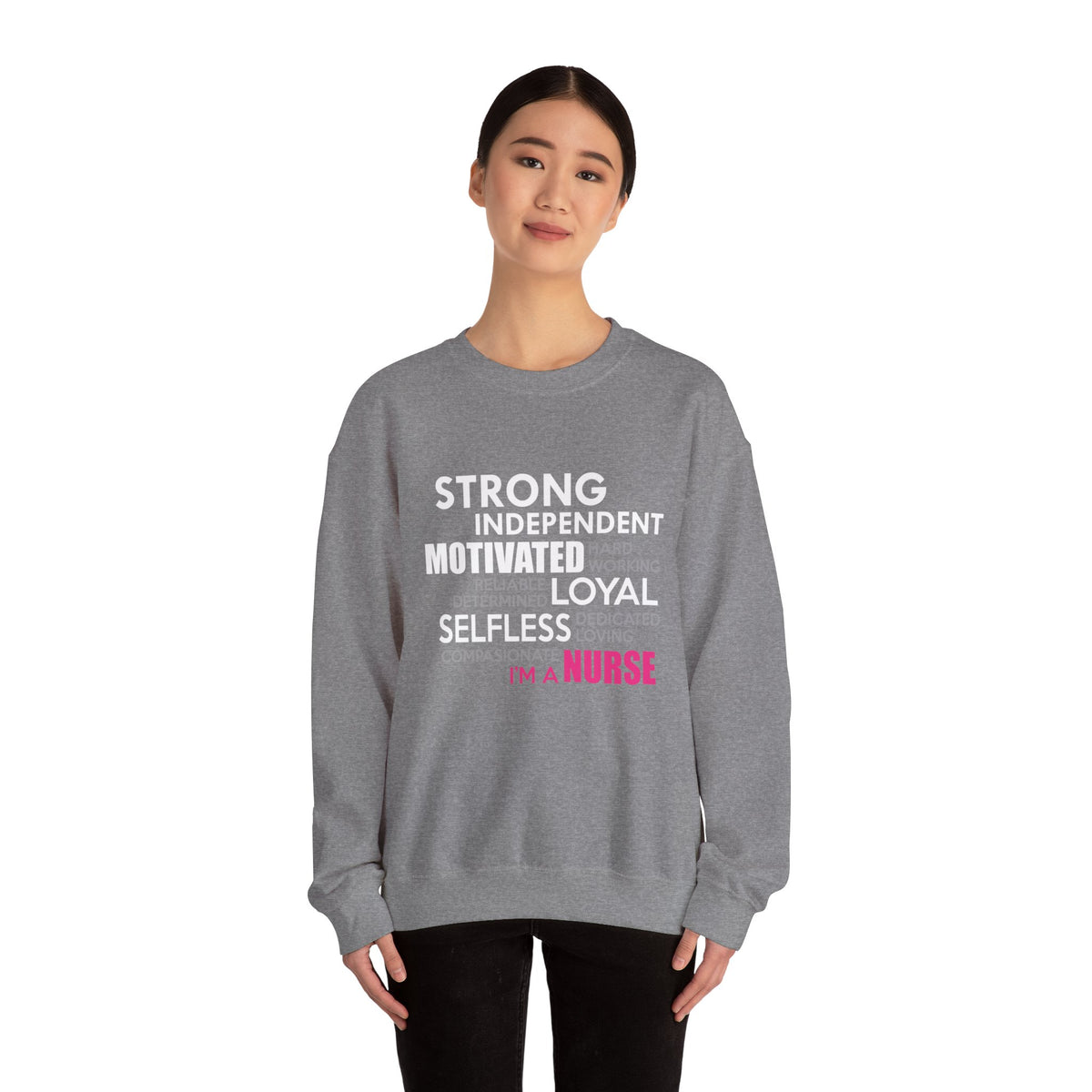 Sweat-shirt unisexe désintéressé, motivé et indépendant 