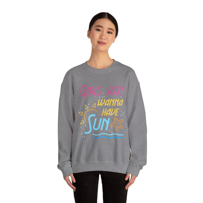 Les filles veulent juste avoir le sweat-shirt unisexe Sun 