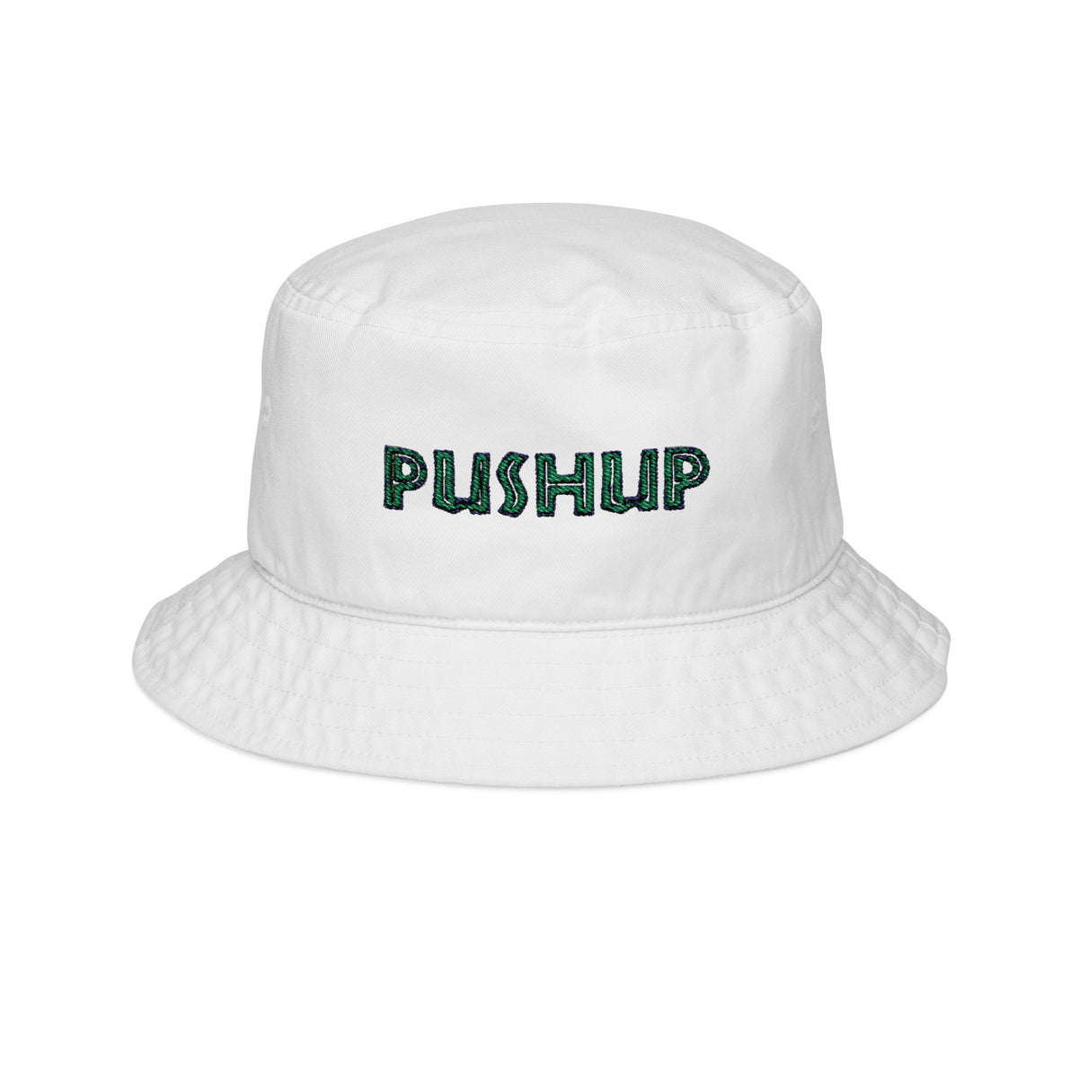 Embroidered Pushup Bucket Hat - Trendy Fitness Fashion