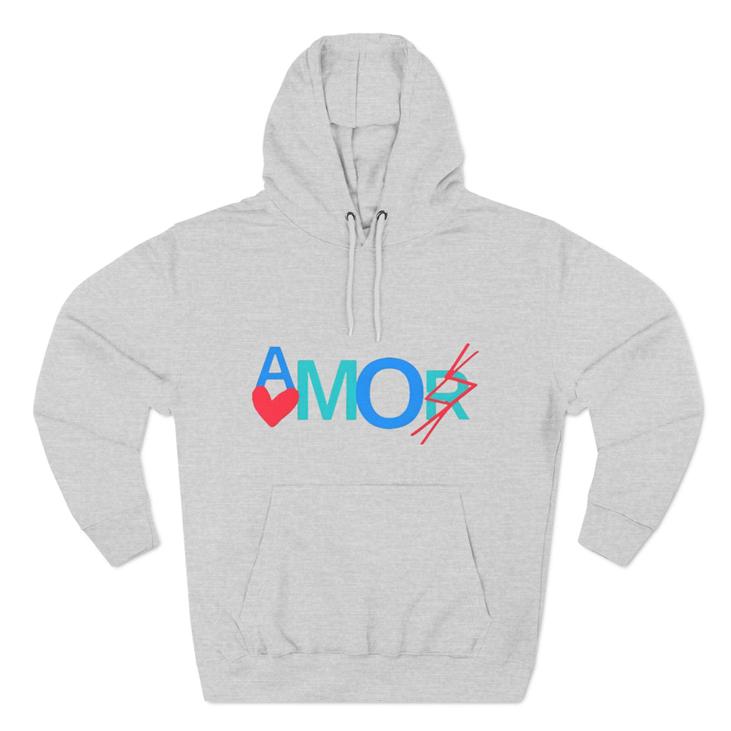 Amor Three-Panel Fleece Hoodie