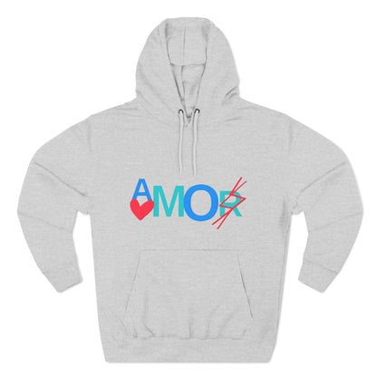 Amor Three-Panel Fleece Hoodie