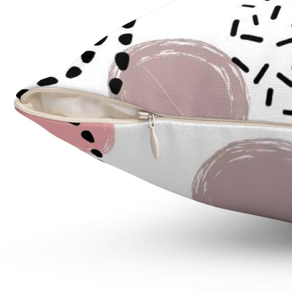 Spun Polyester Square Pillow