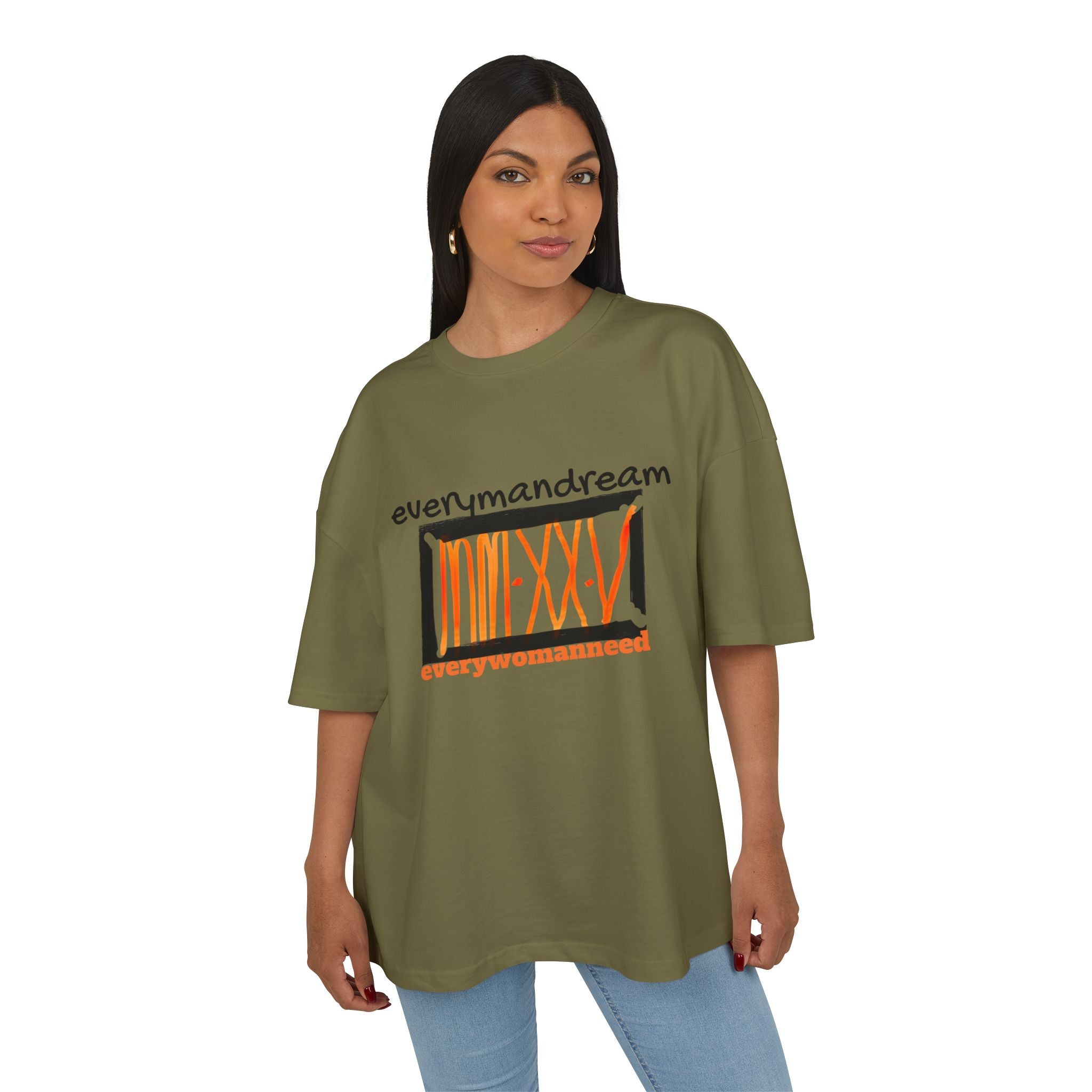 Everyman Dream Unisex Box Tee - Soft Cotton Graphic T-Shirt for Casual Style