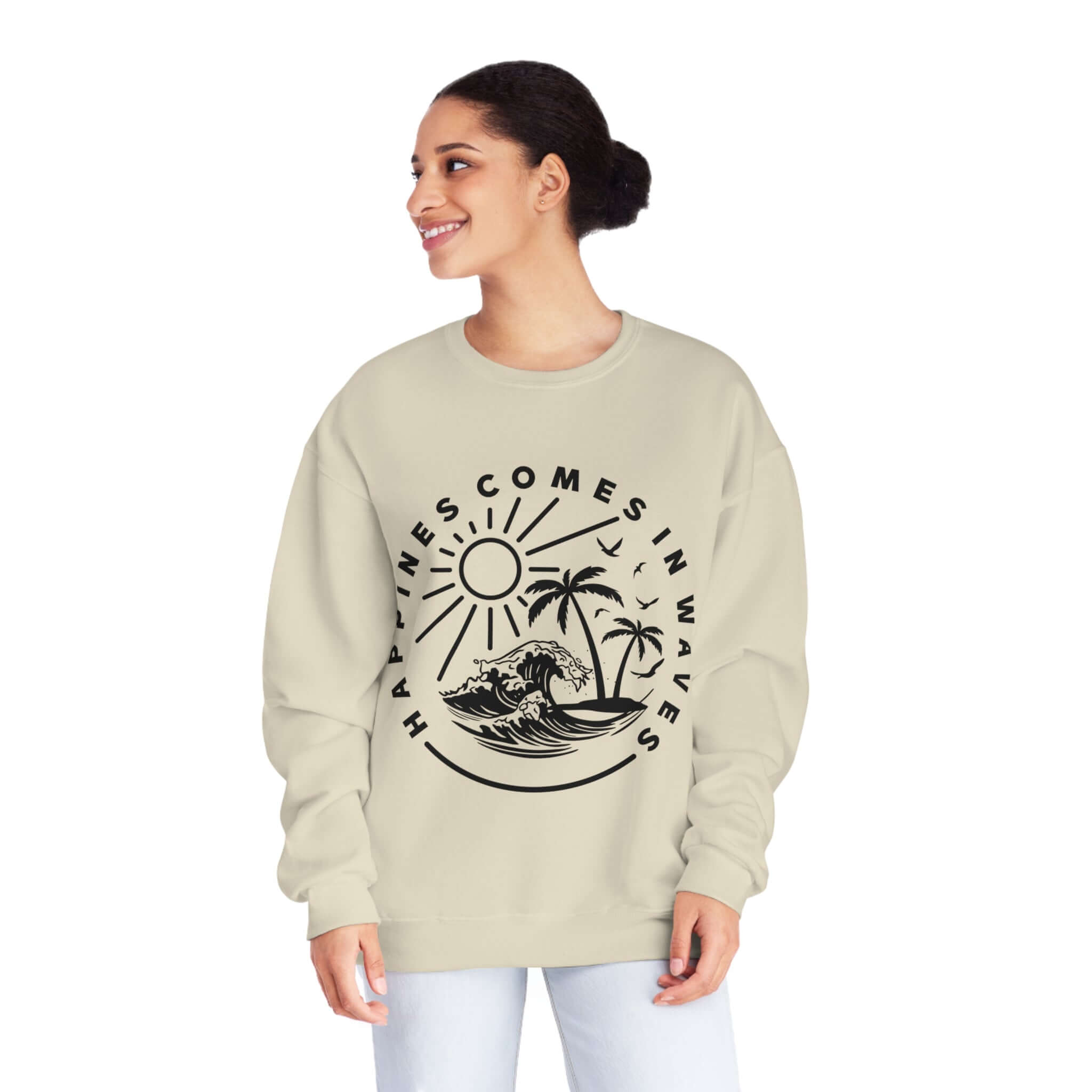 Happiness comes in waves. On RC’nSONS Ads. Tee - RC’nSONS
