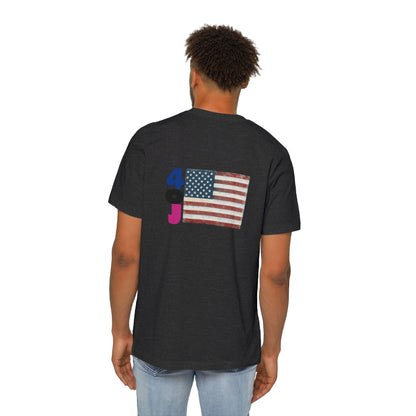 USA Flag Short-Sleeve T-Shirt, Patriotic Tee for Independence Day, Casual Wear, Gift for Veterans, Summer Style