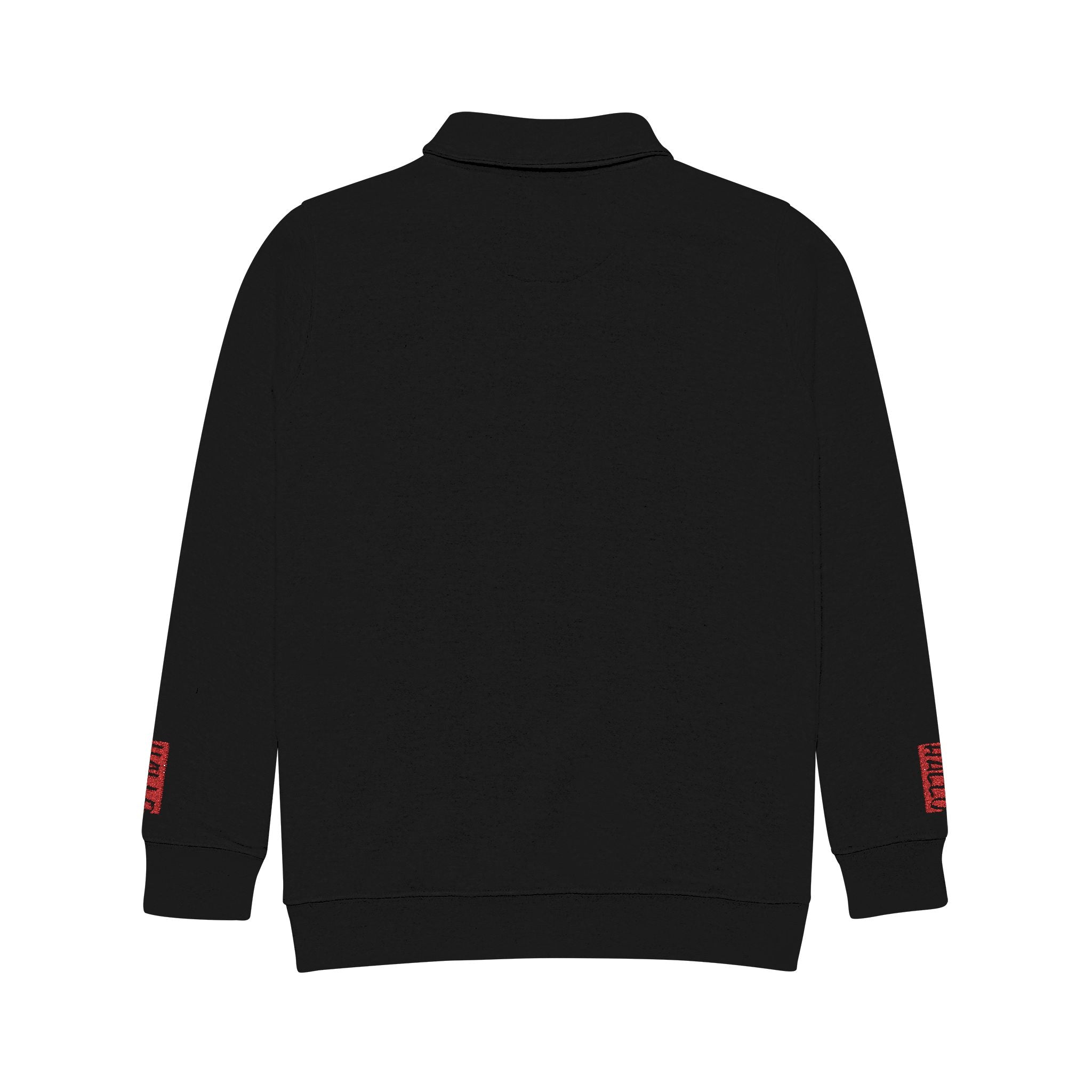 Cozy Unisex Fleece Pullover with 'HALLO' Embroidery
