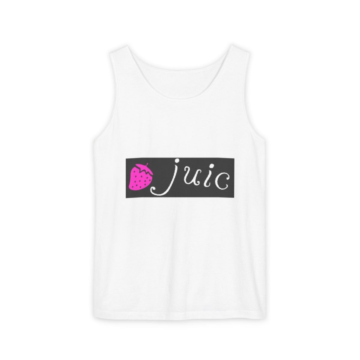 Juice-Themed Unisex Tank Top, Perfect for Summer Outings, Pool Parties, and Fruit Lovers