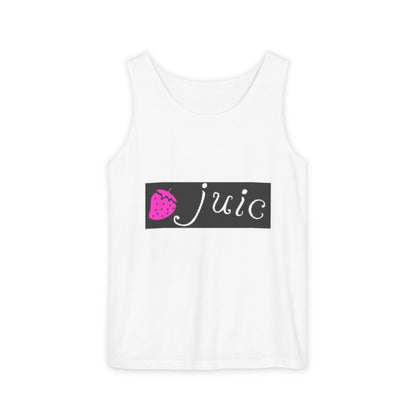 Juice-Themed Unisex Tank Top, Perfect for Summer Outings, Pool Parties, and Fruit Lovers