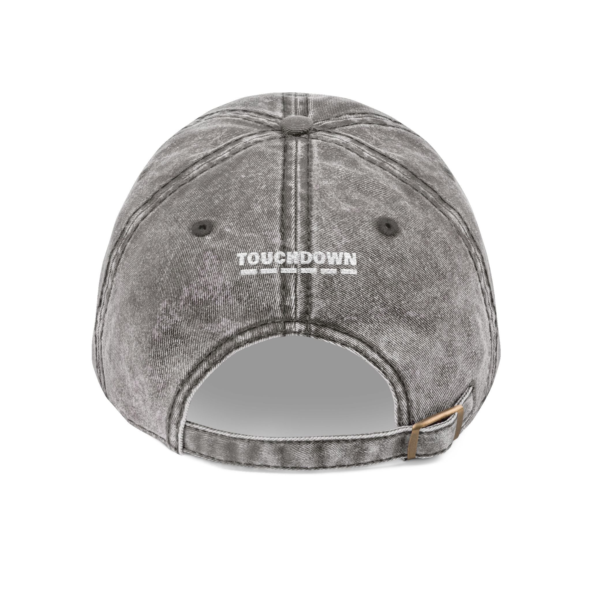 Embroidered Vintage Cap - Touchdown Sports Fan Hat