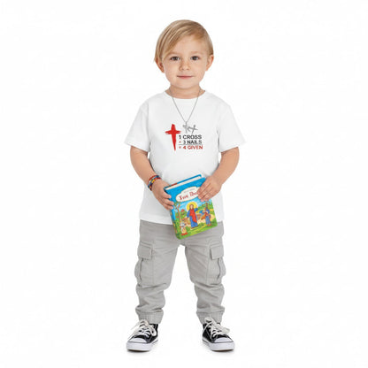 1Cross 3Nails 4Given Toddler Tee Printify