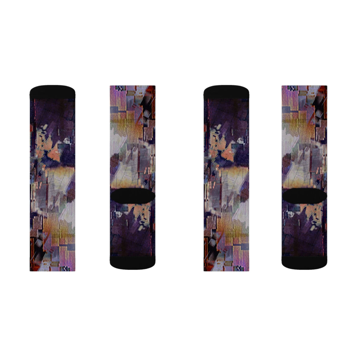 Sublimation Socks - Vibrant Sublimated Design Printify
