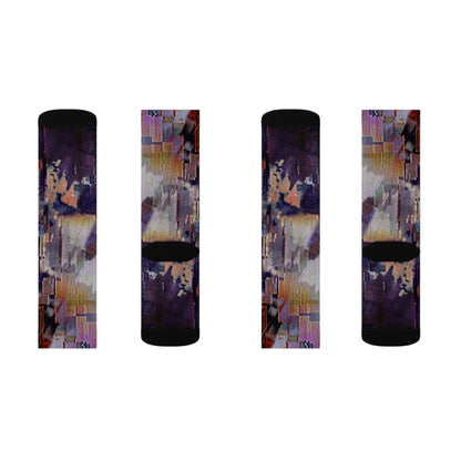 Sublimation Socks - Vibrant Sublimated Design Printify