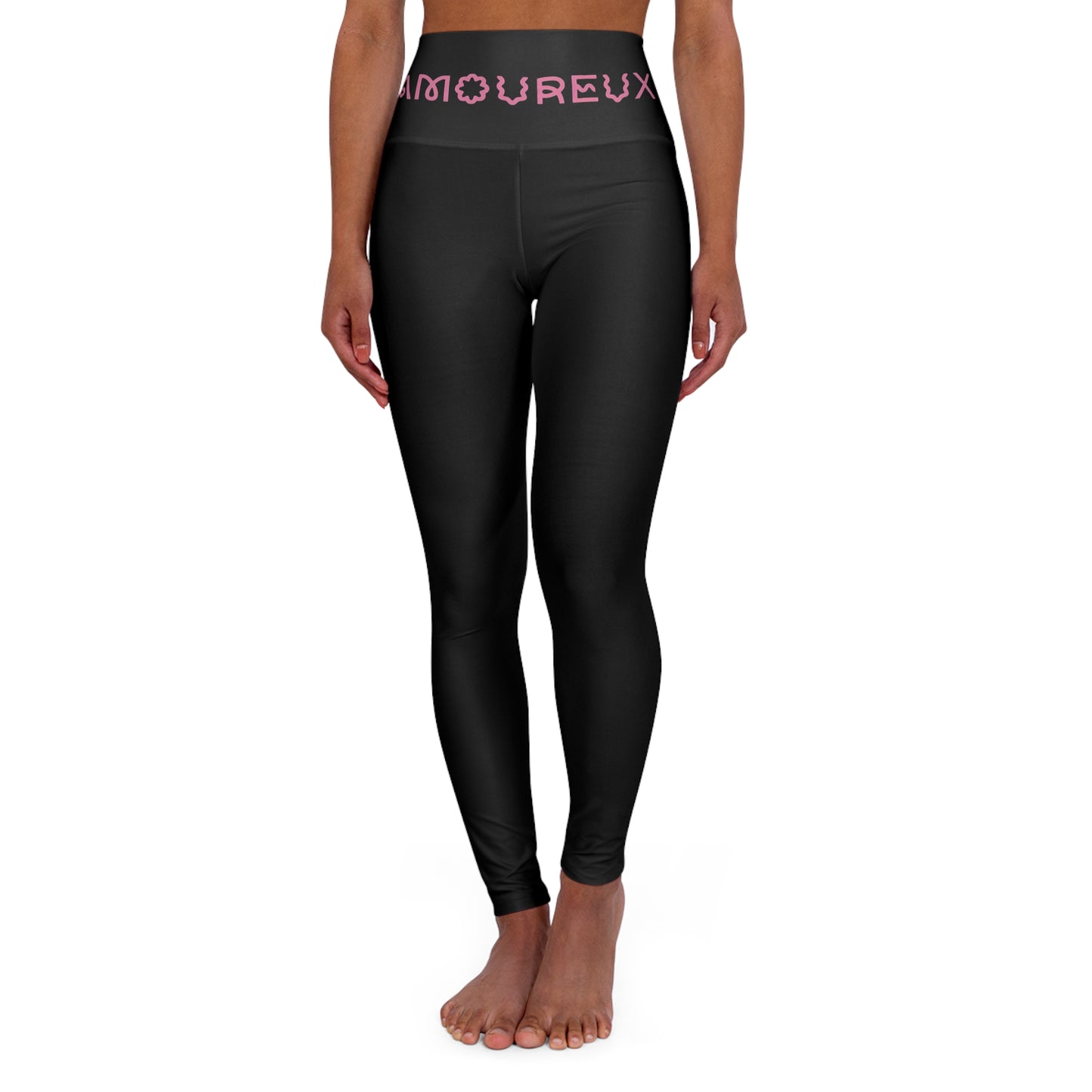 Amourös High Waisted Elastic leggings Sublimated