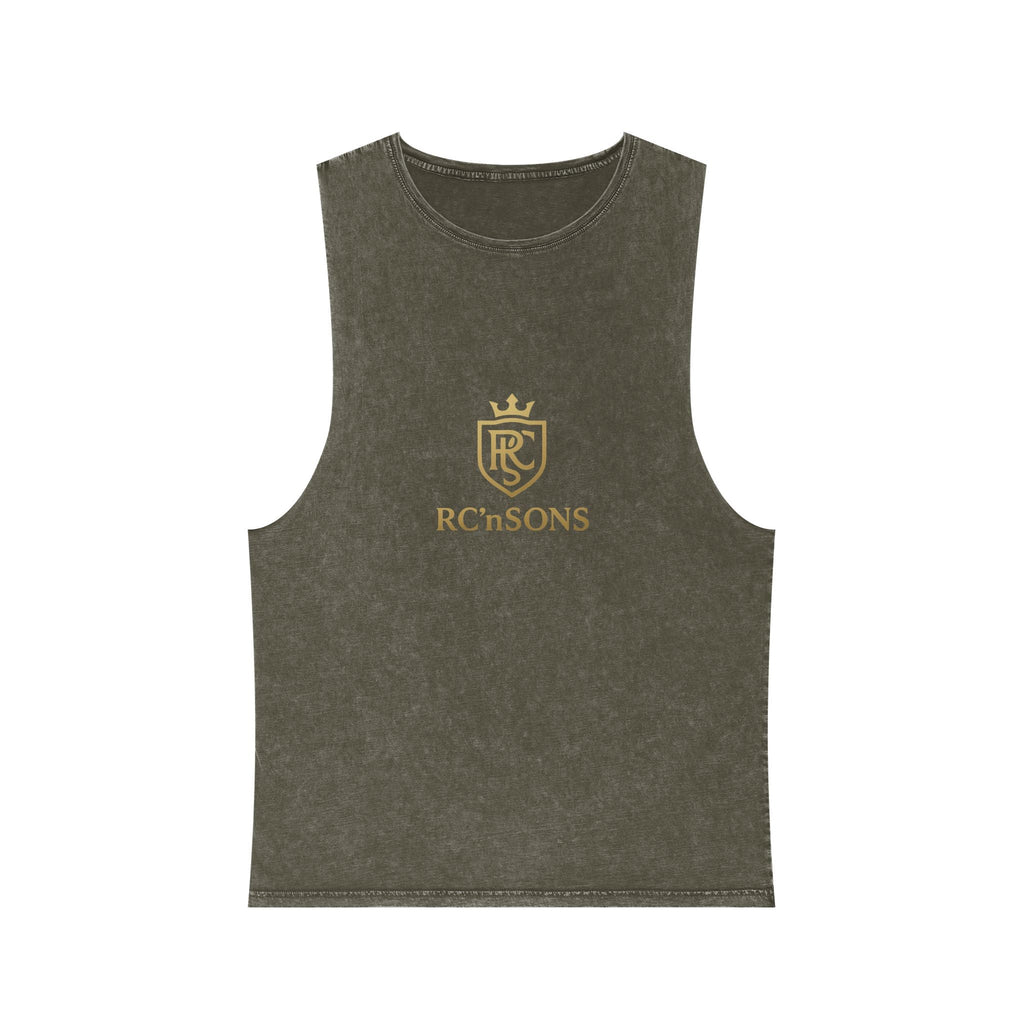 Stonewash Tank Top for Casual Comfort | Unisex Summer Apparel, Streetwear, Workout Gear, Festival Outfit, Gift Idea Printify