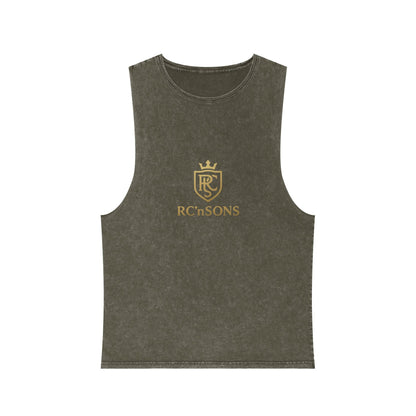 Stonewash Tank Top for Casual Comfort | Unisex Summer Apparel, Streetwear, Workout Gear, Festival Outfit, Gift Idea Printify