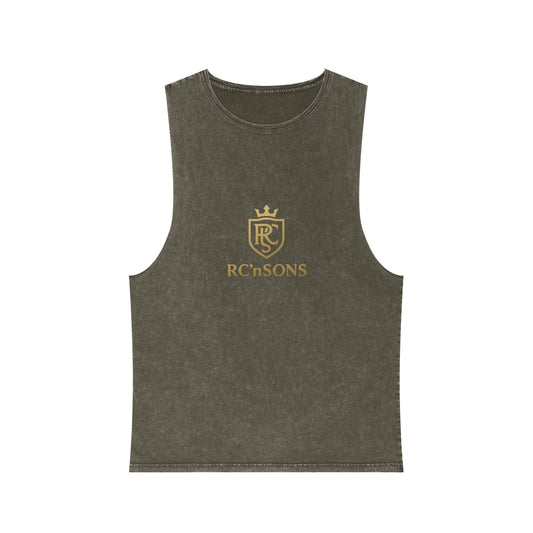 Stonewash Tank Top for Casual Comfort | Unisex Summer Apparel, Streetwear, Workout Gear, Festival Outfit, Gift Idea Printify