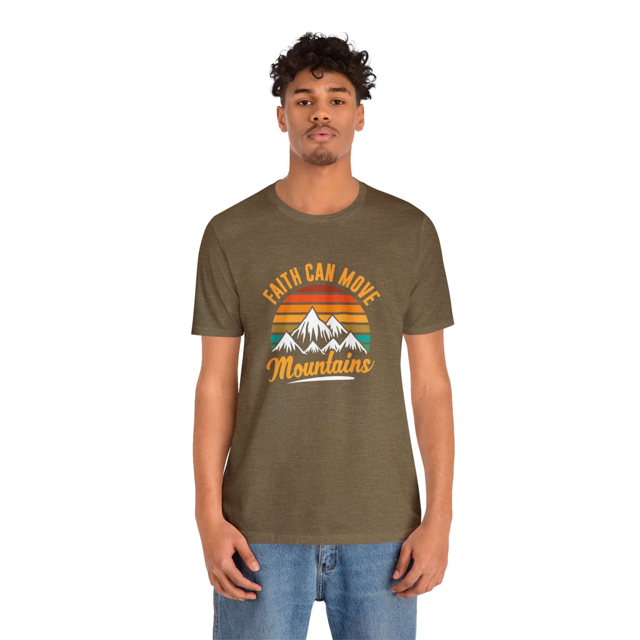 Faith Can Move Mountains Unisex Tee - RC’nSONS