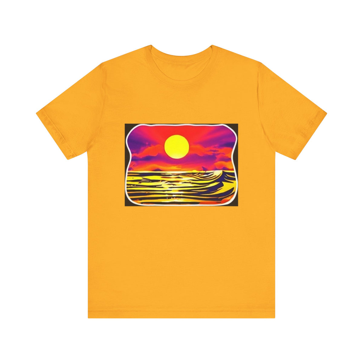 RCNSONS Unisex Short Sleeve Sunset Tee